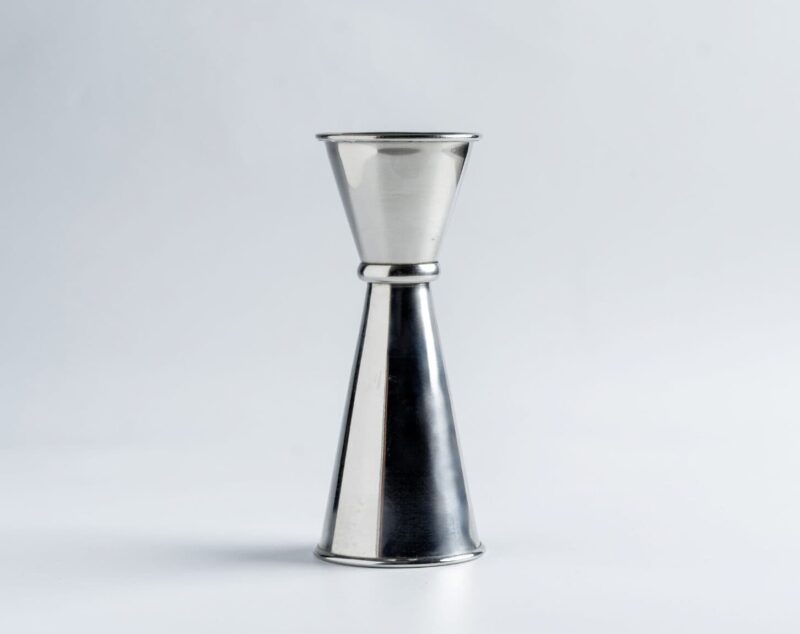 כוסית מדידה דו צדדית - כסף