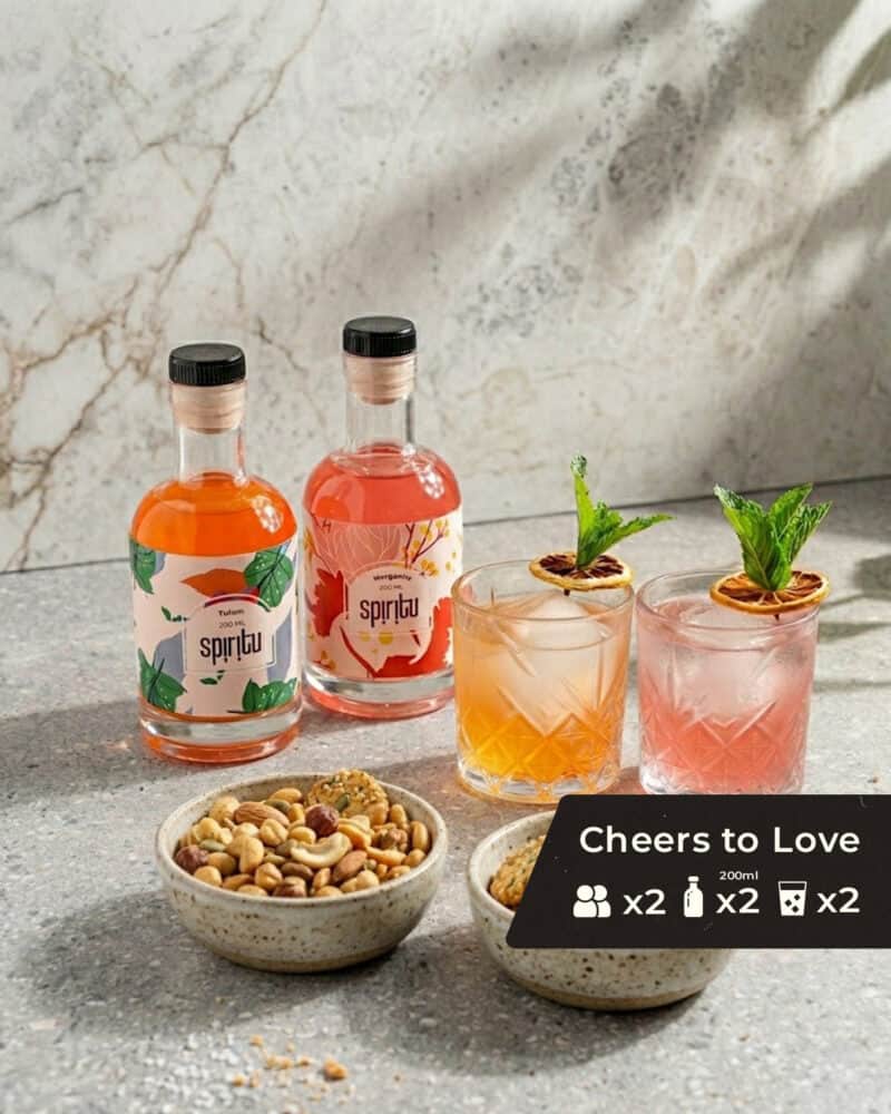 מארז קוקטיילים מתנה ליום נישואין - Cheers to Love