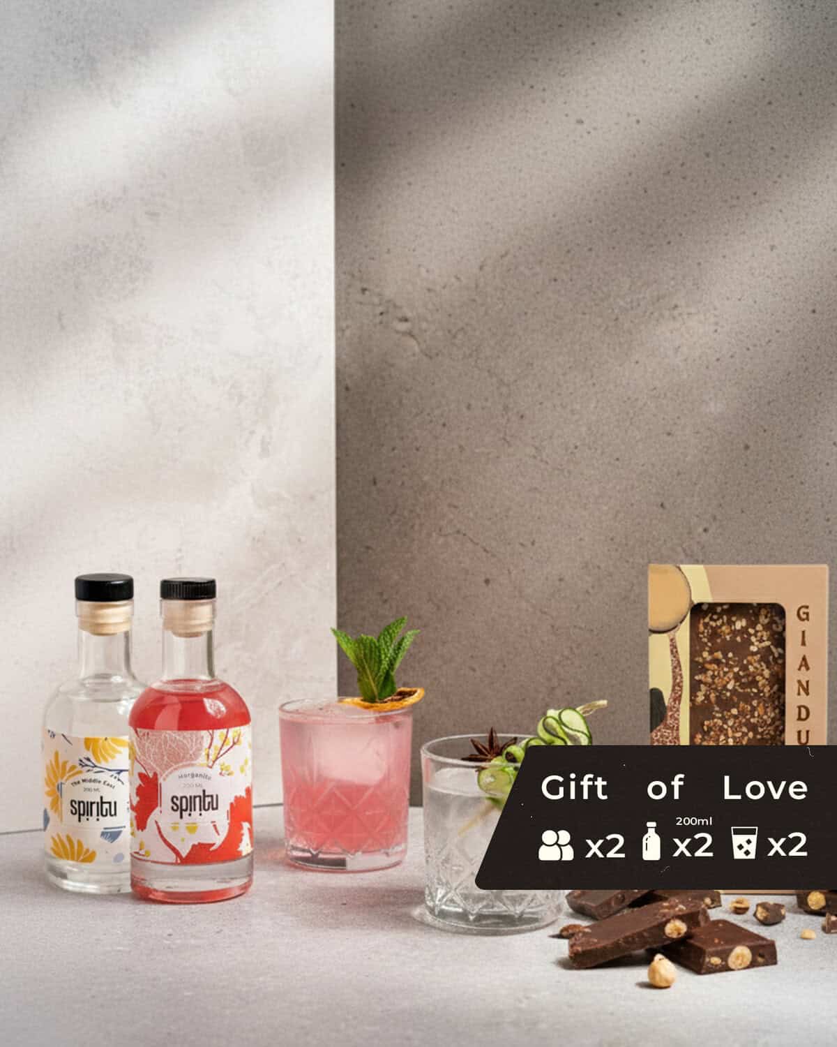 Gift Of Love With Icons New מארז קוקטיילים מתנה למישהו אהוב - Gift of Love – תמונה 1