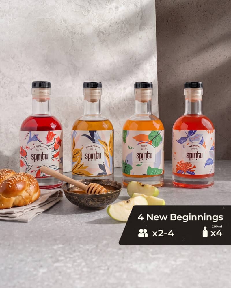 מארז קוקטיילים משפחתי לראש השנה - Four New Beginnings
